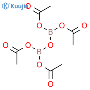 Tetraacetoxy diboroxane structure