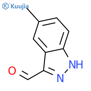 5-Methyl-1H-indazole-3-carbaldehyde structure