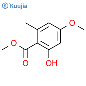 methyl 2-hydroxy-4-methoxy-6-methylbenzoate structure