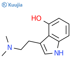 1H-Indol-4-ol,3-[2-(dimethylamino)ethyl]- structure