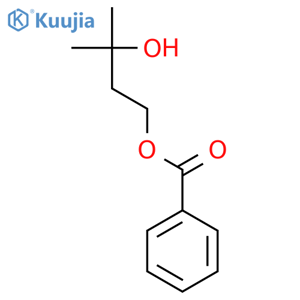 1,3-Butanediol, 3-methyl-, 1-benzoate structure