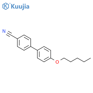 4'-Pentyloxy-1,1'-biphenyl-4-carbonitrile structure