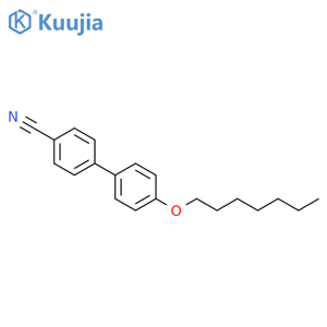 4'-(Heptyloxy)-1,1'-biphenyl-4-carbonitrile structure