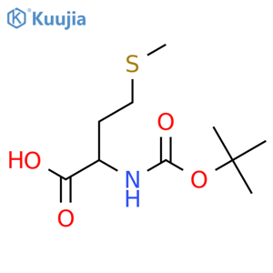Boc-D-Met-OH structure