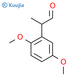 2-(2,5-dimethoxyphenyl)propanal structure