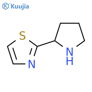 2-(pyrrolidin-2-yl)-1,3-thiazole structure