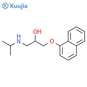 Propranolol structure