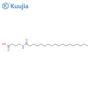 Butanoic acid,4-[(1-oxooctadecyl)amino]- structure