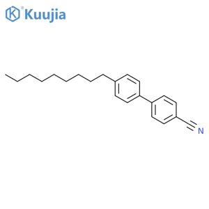 4-Cyano-4'-nonylbiphenyl structure