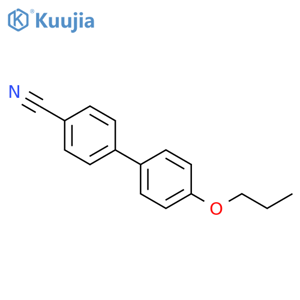 4-Propoxy-4'-cyanobiphenyl structure