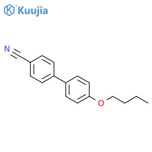 4'-butoxy-1,1'-biphenyl-4-carbonitrile structure