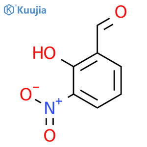 2-hydroxy-3-nitro-benzaldehyde structure