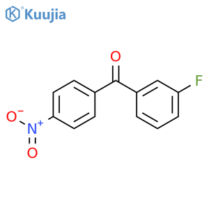 (3-fluorophenyl)-(4-nitrophenyl)methanone structure