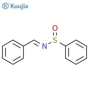 BENZENESULFINAMIDE, N-(PHENYLMETHYLENE)- structure