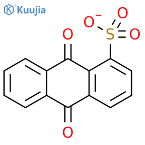 9,10-dioxo-9,10-dihydro-1-anthracenesulfonate structure