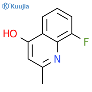 8-Fluoro-2-methylquinolin-4-ol structure