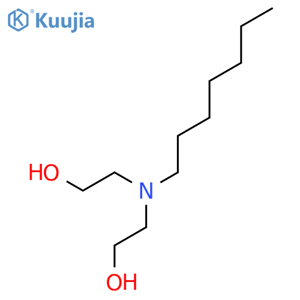 Ethanol,2,2'-(heptylimino)bis- structure