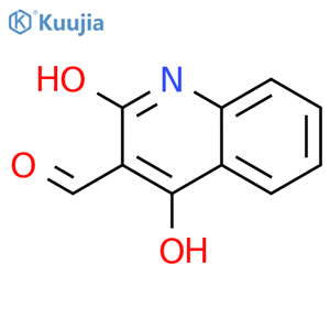 2,4-Dihydroxy-3-quinolinecarboxaldehyde structure