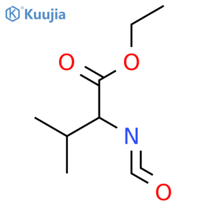 Ethyl 2-isocyanato-3-methylbutyrate structure