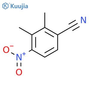 2,3-Dimethyl-4-nitro-benzonitrile structure