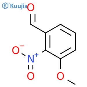 3-Methoxy-2-nitrobenzaldehyde structure