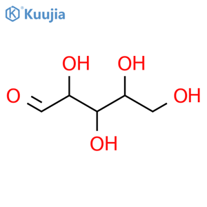 2,3,4,5-tetrahydroxypentanal structure