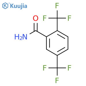 2,5-BIS(TRIFLUOROMETHYL)BENZAMIDE structure