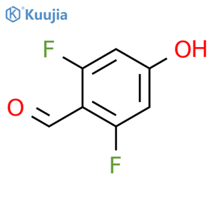 2,6-Difluoro-4-hydroxybenzaldehyde structure