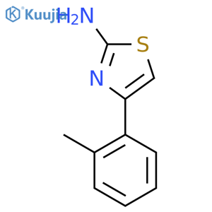 4-(2-methylphenyl)-1,3-thiazol-2-amine structure