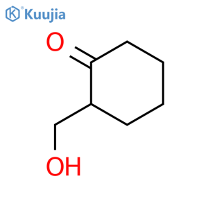 2-(Hydroxymethyl)cyclohexanone structure