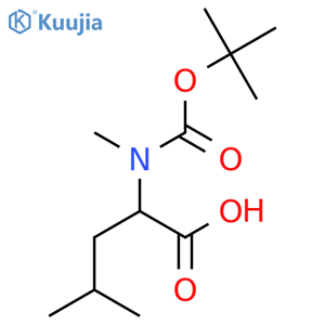 Boc-N-Me-Leu-OH structure