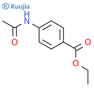 Ethyl 4-acetamidobenzoate structure