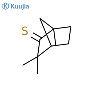 Bicyclo[2.2.1]heptane-2-thione, 1,3,3-trimethyl-, (1R,4S)- structure