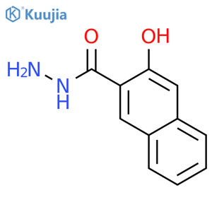 3-hydroxynaphthalene-2-carbohydrazide structure