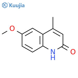 6-Methoxy-4-methylcarbostyril structure