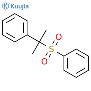 BENZENE, [(1-METHYL-1-PHENYLETHYL)SULFONYL]- structure