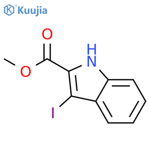 METHYL 3-IODO-1H-INDOLE-2-CARBOXYLATE structure