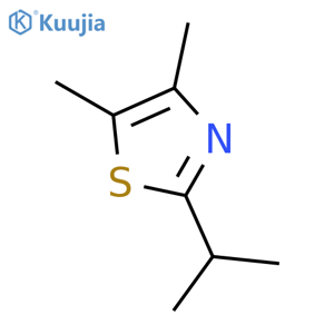 4,5-Dimethyl-2-isopropylthiazole structure