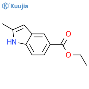 2-methyl-1H-Indole-5-carboxylic acid ethyl ester structure