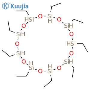 Cyclononasiloxane, 2,4,6,8,10,12,14,16,18-nonaethyl- structure