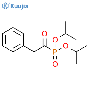 Phosphonic acid, (phenylacetyl)-, bis(1-methylethyl) ester structure