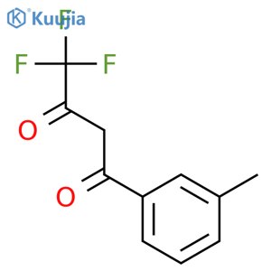 4,4,4-Trifluoro-1-(3-methylphenyl)-1,3-butanedione structure