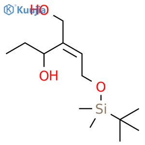 1,3-Pentanediol, 2-[2-[[(1,1-dimethylethyl)dimethylsilyl]oxy]ethylidene]-, (2Z)- structure