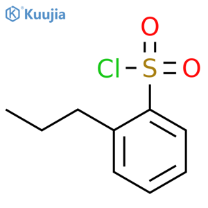 Benzenesulfonyl chloride, propyl- structure