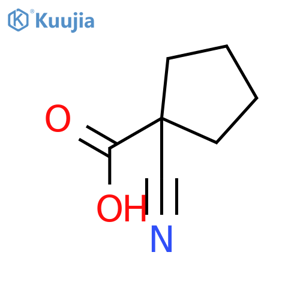 1-cyanocyclopentanecarboxylic acid structure