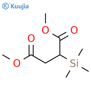 Butanedioic acid, (trimethylsilyl)-, dimethyl ester structure