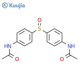 N,N'-(sulfinyldibenzene-4,1-diyl)diacetamide structure