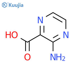 3-Amino-2-pyrazinecarboxylic acid structure