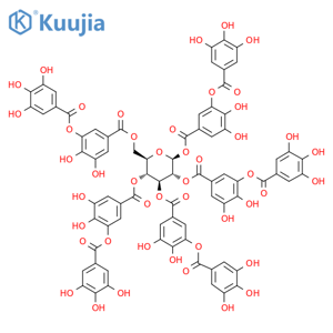 Tannic acid, β structure