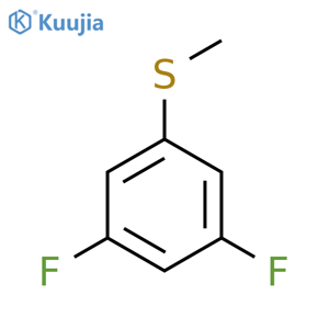 1,3-Difluoro-5-methylsulfanylbenzene structure